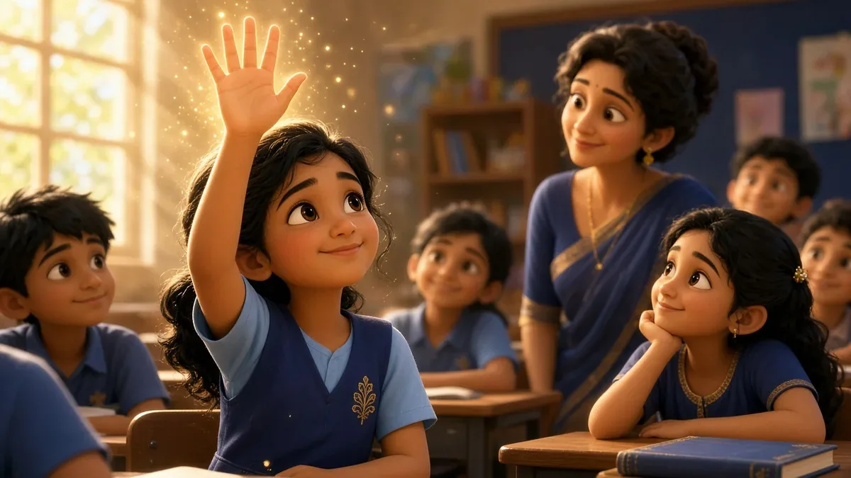 How to Help a Shy Child Speak Up in Class – illustration